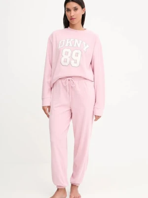 Dkny piżama damska kolor różowy YI80066
