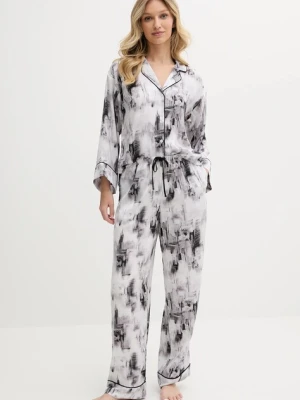 Dkny piżama damska kolor szary YI90053