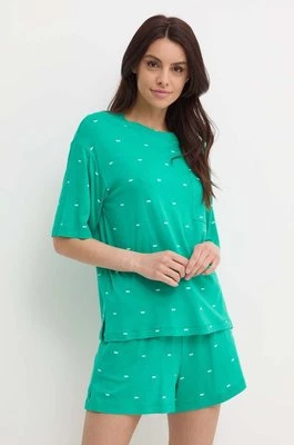Dkny piżama damska kolor zielony YI80010