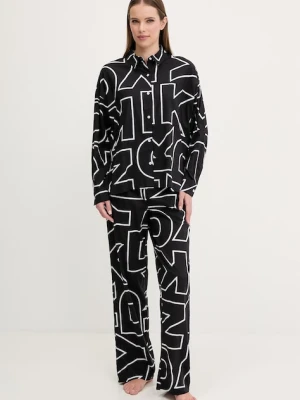 DKNY piżama dwuczęściowa damska bawełniana