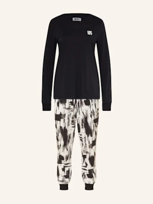 Dkny Piżama Embrace The City schwarz