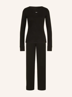Dkny Piżama schwarz CZARNY
