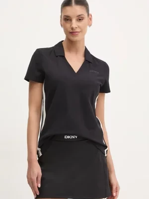 Dkny polo damski kolor czarny DP5T1212