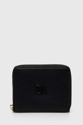 Dkny portfel skórzany damski kolor czarny R411KB98