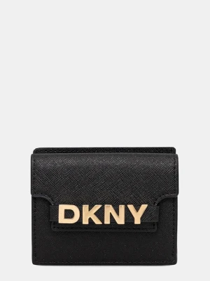Dkny portfel skórzany damski kolor czarny R52ZKM22
