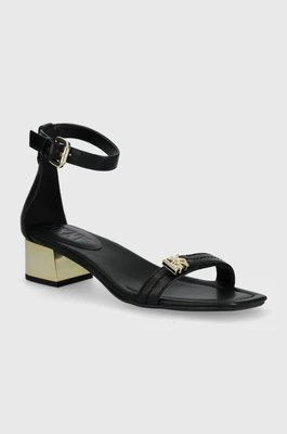 Dkny sandały skórzane Ella kolor czarny K1480996