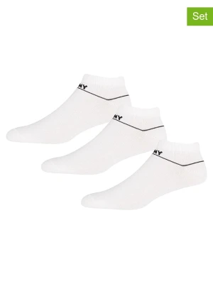 DKNY Skarpety (3 pary) w kolorze białym rozmiar: 40-45