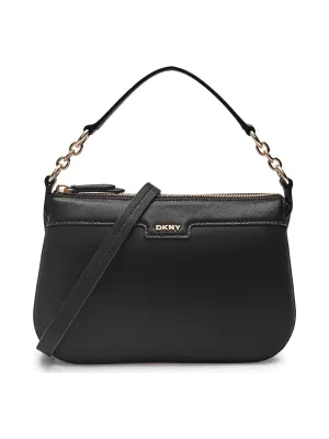DKNY Skórzana listonoszka