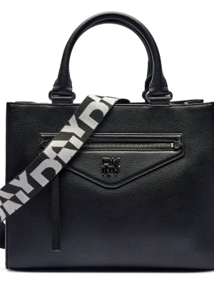 DKNY Skórzana shopperka
