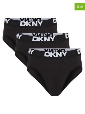 DKNY Slipy (3 pary) w kolorze czarnym rozmiar: M