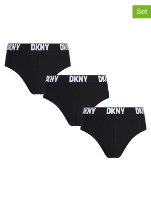 DKNY Slipy (3 pary) w kolorze czarnym rozmiar: M