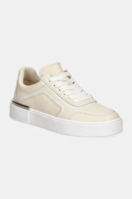 Dkny sneakersy skórzane Baylor kolor beżowy K3491306