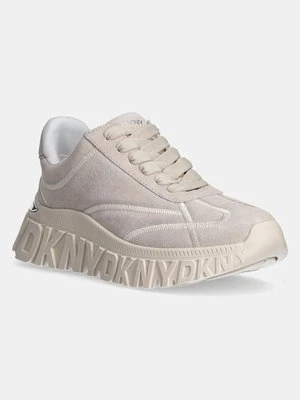 Dkny sneakersy zamszowe Laeoni kolor beżowy K4408656