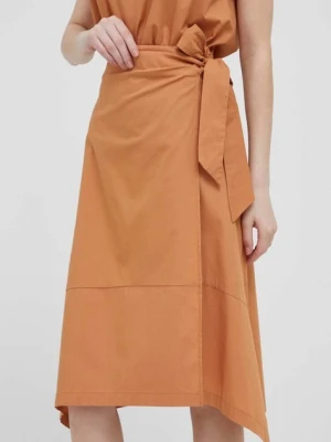 DKNY spódnica brązowy