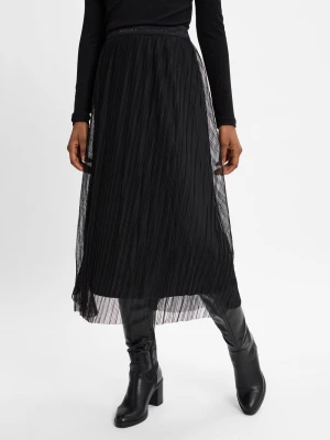 DKNY Spódnica damska Kobiety czarny jednolity,