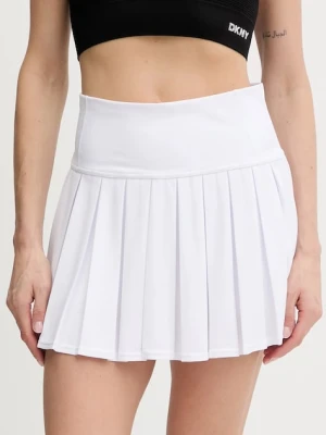 Dkny spódnica kolor biały mini rozkloszowana DP6K1012