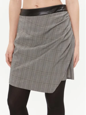 DKNY Spódnica mini P3GNTU82 Szary Regular Fit
