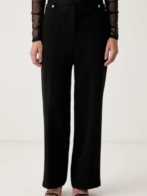 DKNY spodnie damskie czarny