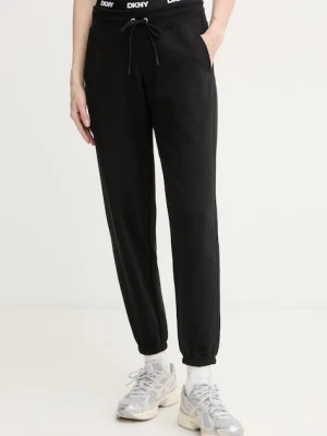 DKNY spodnie dresowe damskie z bawełną