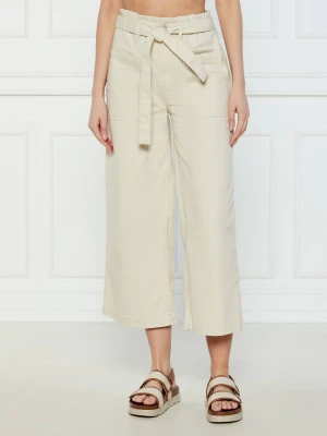 DKNY Spodnie | flare fit kremowy