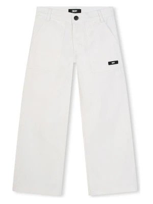 DKNY Spodnie w kolorze białym rozmiar: 140