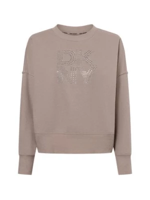 DKNY Sport Bluza damska Kobiety beżowy jednolity,