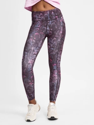 DKNY Sport Legginsy Kobiety czarny|wielokolorowy wzorzysty,