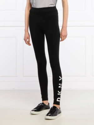 DKNY Sport Legginsy | Slim Fit czarny