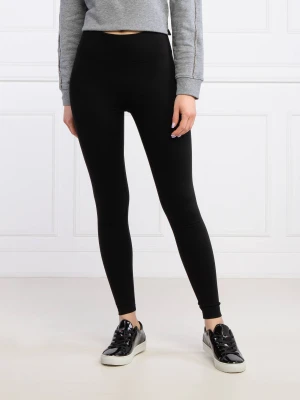 DKNY Sport Legginsy TECHNO | Slim Fit czarny