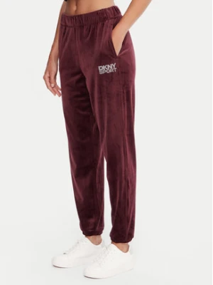 DKNY Sport Spodnie dresowe DP5P3702 Bordowy Regular Fit
