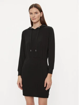 DKNY Sport Sukienka dzianinowa DP3D4832 Czarny Relaxed Fit