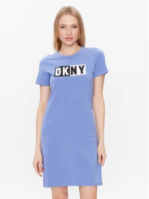 DKNY Sport Sukienka tenisowa DP2D4261 Niebieski Classic Fit