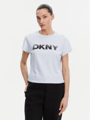 DKNY Sport T-Shirt DP4T1035 Błękitny Regular Fit Niebieski jasny
