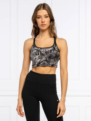 DKNY Sport Top PIXEL PALM | Slim Fit czarny