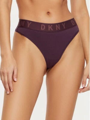 DKNY Stringi DK4529 Fioletowy