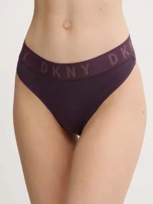 Dkny stringi kolor fioletowy DK4529