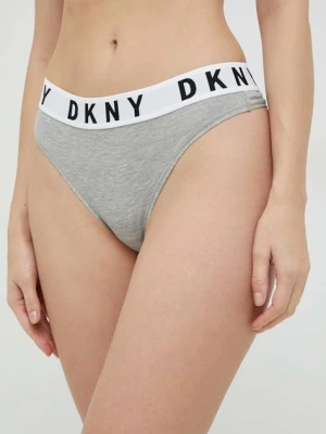 Dkny stringi kolor szary DK4529