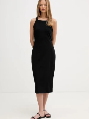 DKNY sukienka bawełniana z elastanem