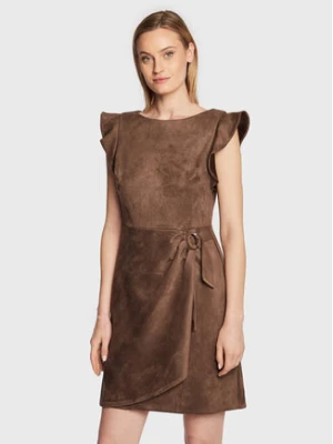 DKNY Sukienka codzienna DD2G1604 Brązowy Regular Fit