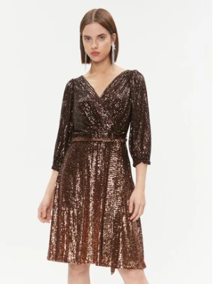 DKNY Sukienka codzienna DD3HR967 Brązowy Regular Fit