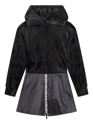 DKNY Sukienka dresowa w kolorze antracytowo-czarnym rozmiar: 164