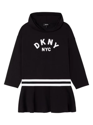 DKNY Sukienka dresowa w kolorze czarnym rozmiar: 176