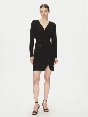 DKNY Sukienka koktajlowa DD4JI62A Czarny Slim Fit