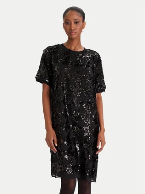 DKNY Sukienka koktajlowa DD54AN74 Czarny Regular Fit