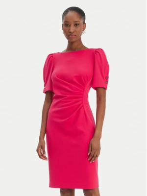 DKNY Sukienka koktajlowa DD6A1666 Czerwony Slim Fit