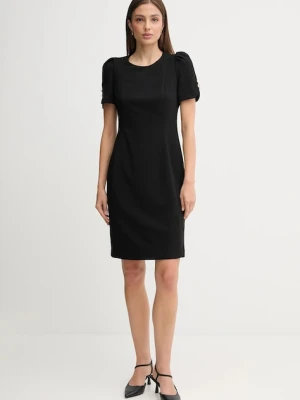 Dkny sukienka kolor czarny mini dopasowana DD3I166A