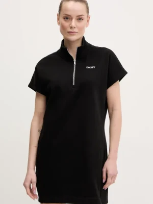 Dkny sukienka kolor czarny mini prosta DP5D4895