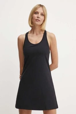 Dkny sukienka kolor czarny mini rozkloszowana DP4D4847