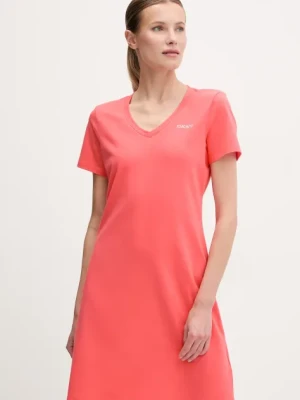 Dkny sukienka kolor różowy mini prosta DP5D4902