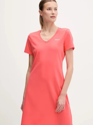 Dkny sukienka kolor różowy mini prosta DP5D4902